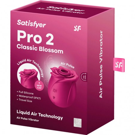 Imagen, estimulador Satisfyer Pro 2 Classic Blossom con tecnología Liquid Air, online