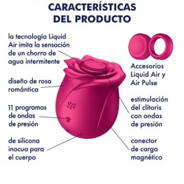 Imagen, estimulador Satisfyer Pro 2 Classic Blossom con tecnología Liquid Air, online