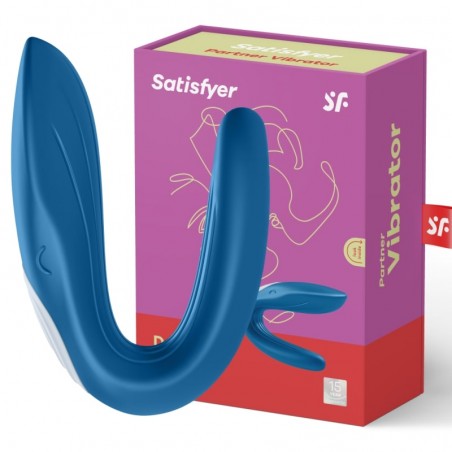 Imagen, vibrador de pareja Satisfyer Partner Toy, doble estimulación simultánea y recargable, online