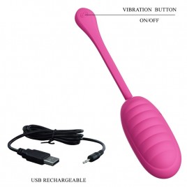 Imagen, huevo vibrador Pretty Love rosa 12 modos de vibración y control por aplicación móvil, online