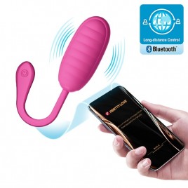 Imagen, huevo vibrador Pretty Love rosa 12 modos de vibración y control por aplicación móvil, online