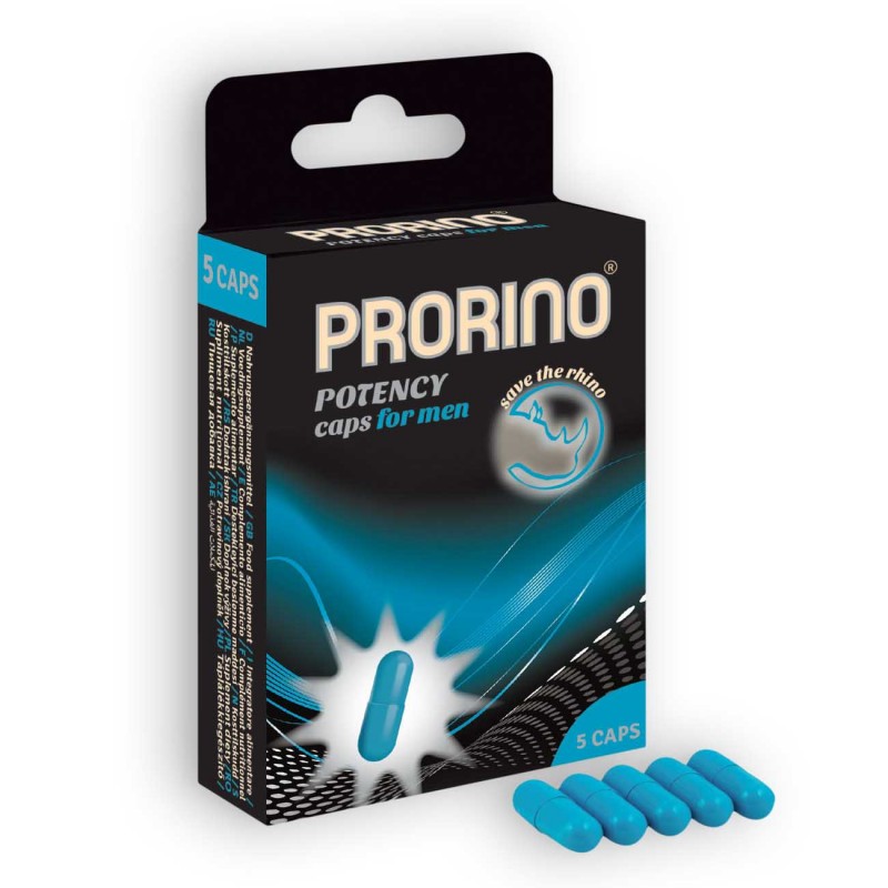 CÁPSULAS ESTIMULANTES POTENCY HOMBRE