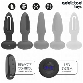 Imagen, plug anal con lengua vibradora y control remoto de Addicted Toys para placer intenso, online