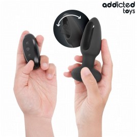 Imagen, plug anal con lengua vibradora y control remoto de Addicted Toys para placer intenso, online