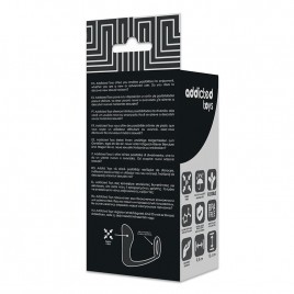 Imagen, plug anal con anillo de silicona negra Addicted Toys para estimulación intensa, online