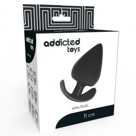 Imagen, plug anal Addicted Toys 11 cm ergonómico, flexible y seguro para principiantes, online