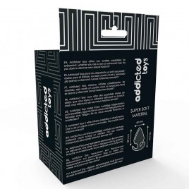Imagen, plug anal Addicted Toys 11 cm ergonómico, flexible y seguro para principiantes, online