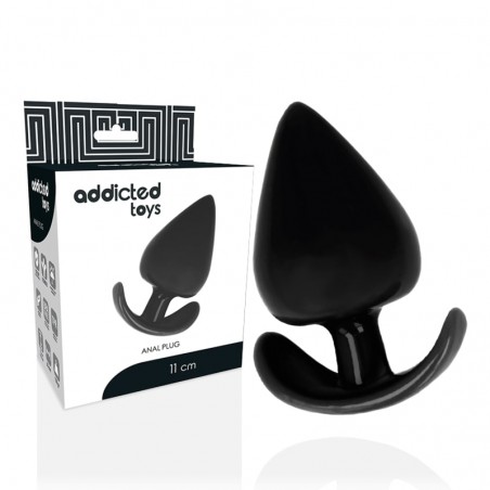 Imagen, plug anal Addicted Toys 11 cm ergonómico, flexible y seguro para principiantes, online