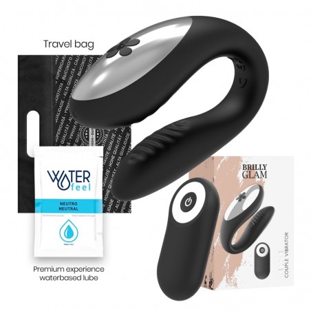 Imagen, vibrador Brilly Glam We Love para parejas con control remoto y 10 modos de vibración, online