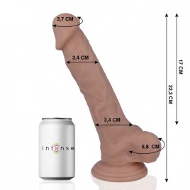 Imagen, dildo realista Mr Intense 22.3 cm con ventosa flexible y textura natural, online
