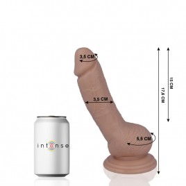 Imagen, dildo realista Mr Intense 17.6 cm natural con ventosa fuerte y textura flexible, online