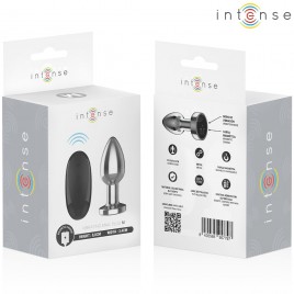 Imagen, plug anal vibrador de metal talla M con 10 modos y control remoto, online