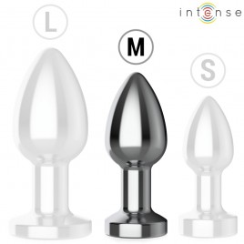 Imagen, plug anal vibrador de metal talla M con 10 modos y control remoto, online