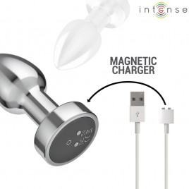 Imagen, plug anal vibrador de metal talla S con 10 modos y control remoto, online