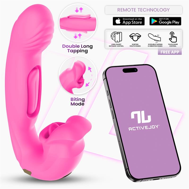 VIBRADOR CON MORDISQUEO Y LENGUA