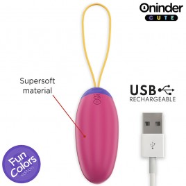 Imagen, huevo vibrador ONINDER CUTE con wave tapping y control remoto vía App mundial, online
