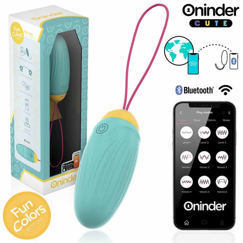 HUEVO VIBRO-GEMAS ROTADORAS SILICONA + APP GRATIS