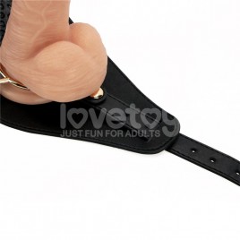 Imagen, arnés Lovetoy con dildo realista de 8 pulgadas y vibración recargable, online