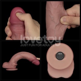 Imagen, dildo Lovetoy 10 pulgadas, piel deslizante y vibración realista de silicona médica, online