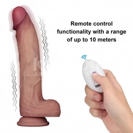 Imagen, dildo Lovetoy 10 pulgadas, piel deslizante y vibración realista de silicona médica, online