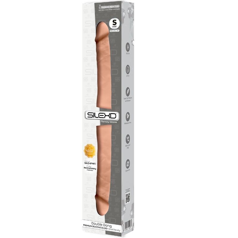 PENE REALÍSTICO DOBLE SILICONA 38.5 CM