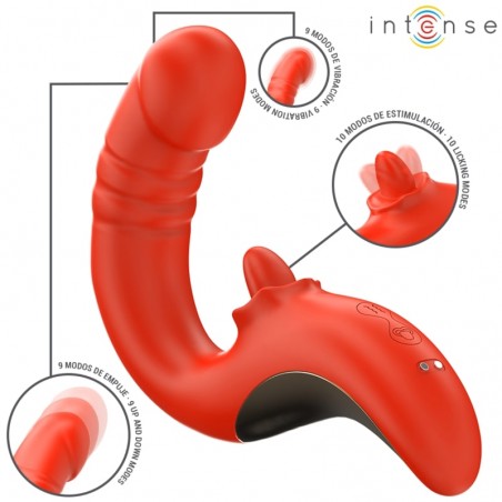 VIBRADOR & ESTIMULADOR EN FORMA DE U