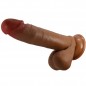 ABEL DILDO REALÍSTICO 21 CM MULATO