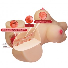 Imagen, Emma Torso femenino realista con vagina y anal de Crazy Bull 4.8 kg, online