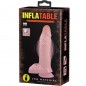 DILDO 19CM HINCHABLE REALISTICO CON VENTOSA
