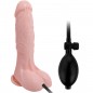 DILDO 19CM HINCHABLE REALISTICO CON VENTOSA