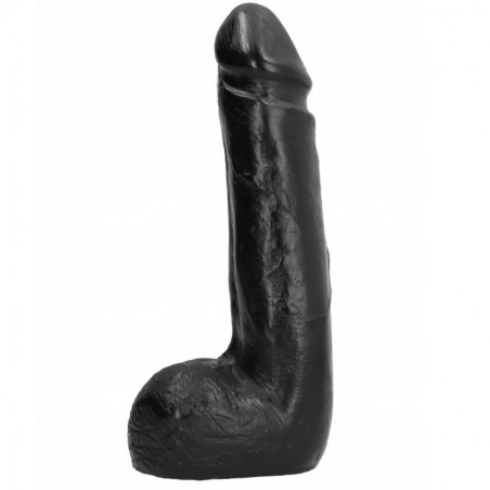DILDO REALISTICO NEGRO SUAVE 20 CM