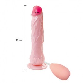Imagen, dildo eyaculador realístico, ventosa Eros de silicona suave para placer auténtico, online.