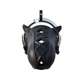 Imagen, anillo y jaula pene Fantasy C-Ringz de silicona negra ajustable, online
