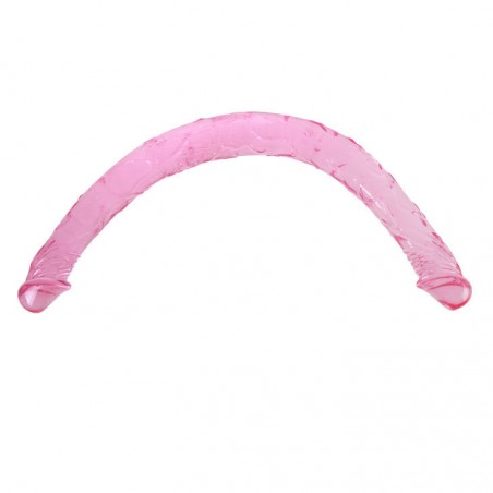 DILDO DOBLE 44CM ROSA