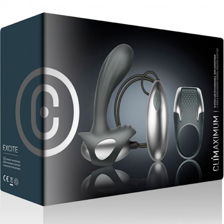 Imagen, Climaximum Excite Kit con anillo para pene y masajeador prostático con cable, online