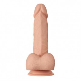 Imagen, dildo realístico flexible Bahamut color natural con ventosa y textura realista, online