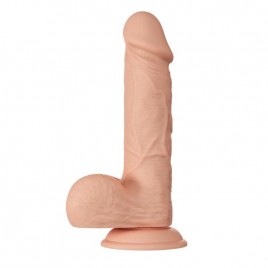 Imagen, dildo realístico flexible Bahamut color natural con ventosa y textura realista, online