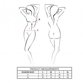 Imagen, body VELMORE violeta PASSION de encaje floral transparente elegante y sensual, online