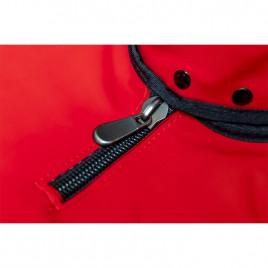 Imagen, cabina BUKKAKE negro y rojo SECRET DOME con luz LED, esposas y bridas KINK CLUB, online