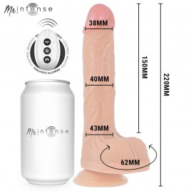 Imagen, dildo realístico Brosnan MR Intense con vibración Up&Down y control remoto, online