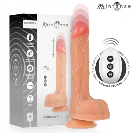 Imagen, dildo realístico Brosnan MR Intense con vibración Up&Down y control remoto, online