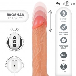 Imagen, dildo realístico Brosnan MR Intense con vibración Up&Down y control remoto, online