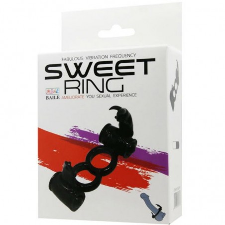 Imagen, anillo vibrador Sweet Ring con doble estimulación rabbit para parejas, online