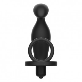 Imagen, Addicted Toys Plug Anal con anillo de silicona negra con vibración intensa, online