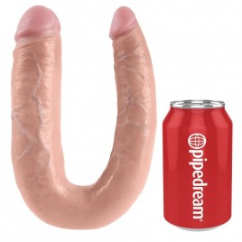 Imagen, dildo King Cock doble penetración de 17.8 cm con textura realista y material seguro, online