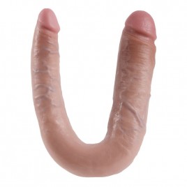 Imagen, dildo King Cock doble penetración de 17.8 cm con textura realista y material seguro, online