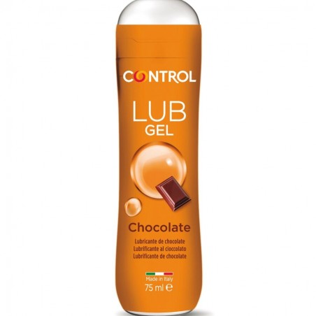 Imagen, lubricante Control Lub Gel Chocolate de base acuosa con efecto calor,  mayor placer, online