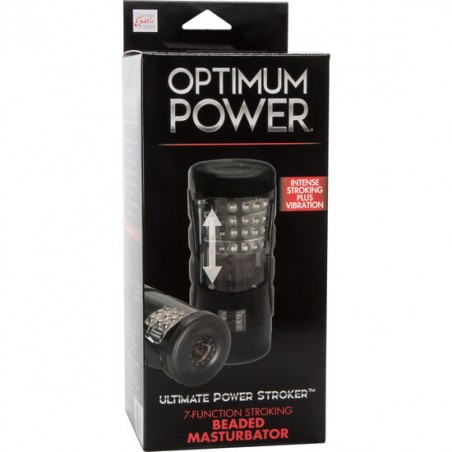 Imagen, CalExotics Optimum Power Ultimate masturbador vibratorio con perlas internas potente, online