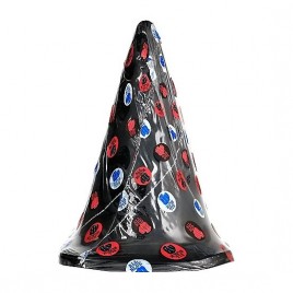 Imagen, plug anal All Black triangular 30 cm para expansión profunda y placer intenso, online