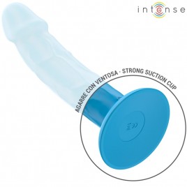 imagen, consolador vibrador pene realista azul, juguetes sexuales, online en orgasmix